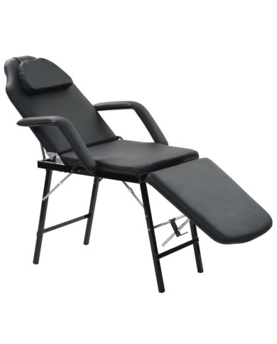 Fauteuil de massage pour traitement facial Simili-cuir Noir | Mobilier & Déco