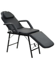 Fauteuil de massage pour traitement facial Simili-cuir Noir | Mobilier & Déco