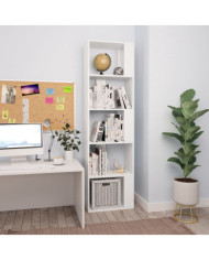 Bibliothèque/Séparateur de pièce Blanc Bois d’ingénierie | Mobilier & Déco