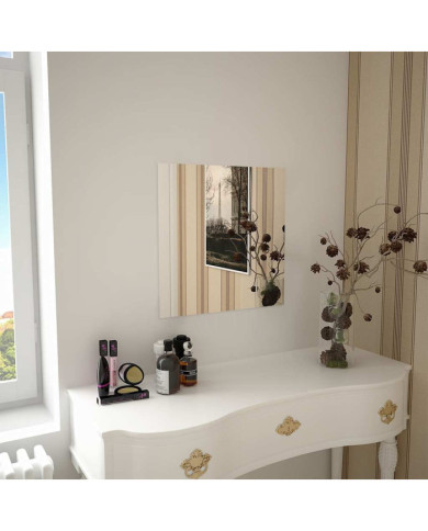 Miroir mural carré 50 x 50 cm Verre | Mobilier & Déco