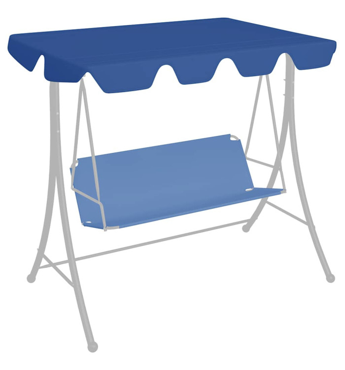Toit de rechange de balançoire bleu 188/168x145/110 cm | Mobilier & Déco