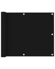 Écran de balcon Noir 75x500 cm Tissu Oxford | Mobilier & Déco