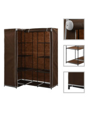 Garde-robe d'angle Marron 130x87x169 cm | Mobilier & Déco
