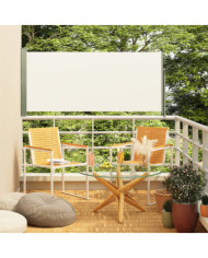 Auvent latéral rétractable de patio 160x300 cm Crème | Mobilier & Déco