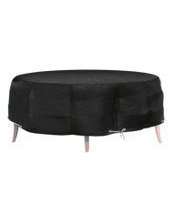 Housse pour salon îlot 8 œillets Ø188x50 cm rond | Mobilier & Déco