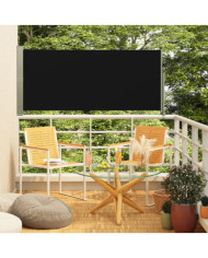 Auvent latéral rétractable de patio 140x300 cm Noir | Mobilier & Déco