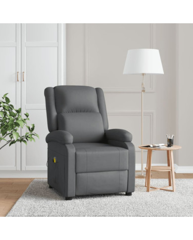 Fauteuil de massage Gris Similicuir | Mobilier & Déco