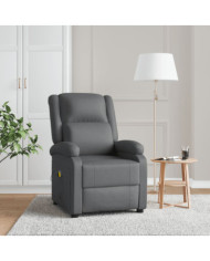 Fauteuil de massage Gris Similicuir | Mobilier & Déco
