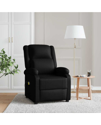 Fauteuil de massage Noir Similicuir | Mobilier & Déco