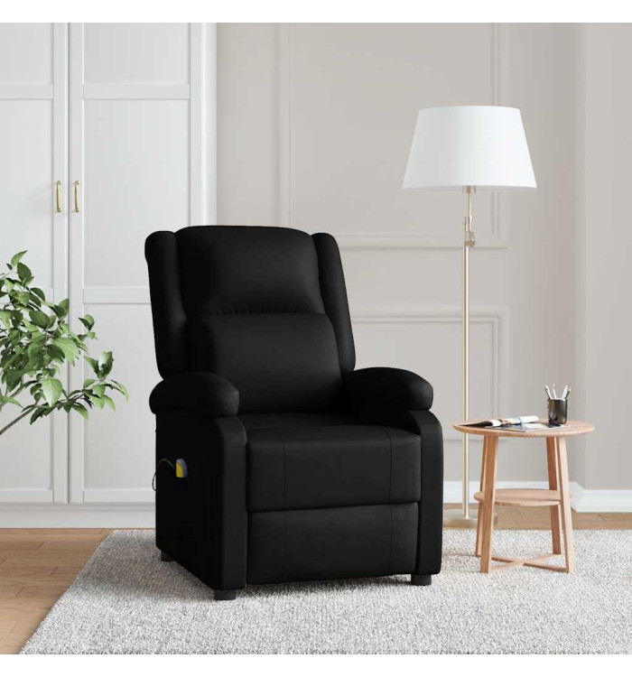 Fauteuil de massage Noir Similicuir | Mobilier & Déco