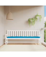 Coussin de banc de jardin bleu clair 200x50x7 cm tissu oxford | Mobilier & Déco