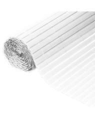 Nature Écran de jardin à double face PVC 1x3 m Blanc | Mobilier & Déco
