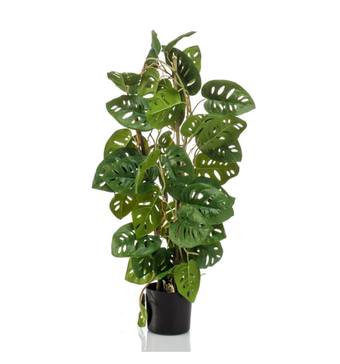 Emerald Monstera artificiel Monkey 75 cm en pot | Mobilier & Déco