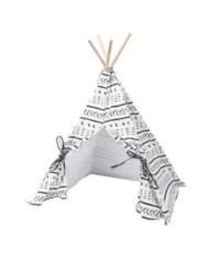 Pets Collection Tente pour animaux de compagnie Tipi Toile 56x56x74 cm | Mobilier & Déco
