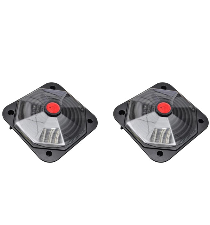 Lot de 2 chauffages solaires pour piscine 735 W | Mobilier & Déco