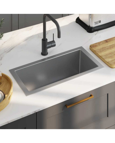 Évier de cuisine fait main Acier inoxydable | Mobilier & Déco