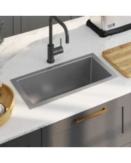 Évier de cuisine fait main Acier inoxydable | Mobilier & Déco