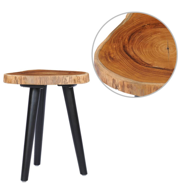 Table basse 40x45 cm Teck solide | Mobilier & Déco