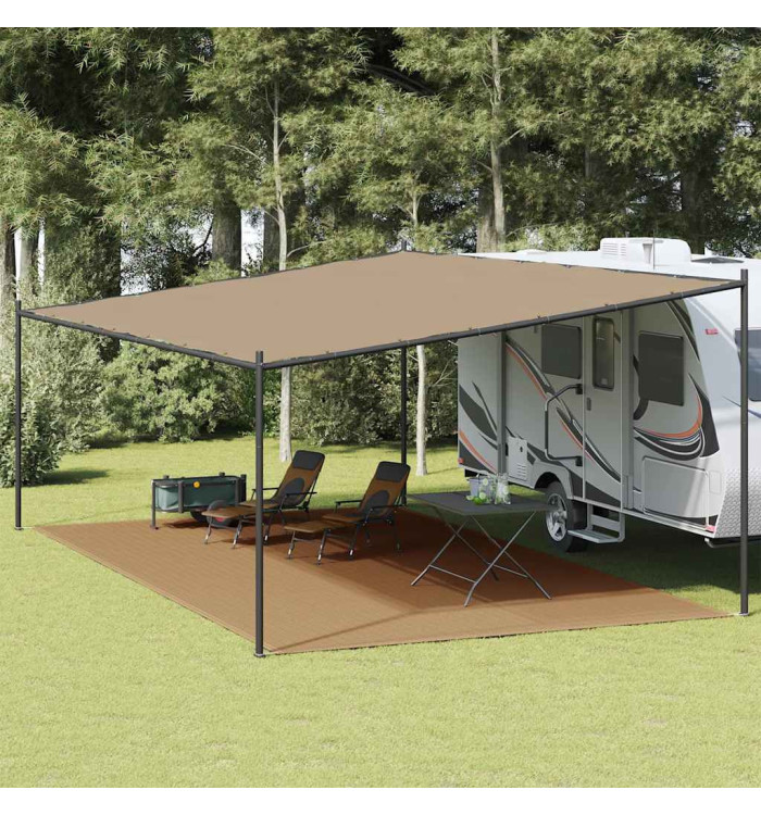 Tapis de tente 400x600 cm Taupe | Mobilier & Déco