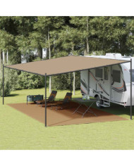 Tapis de tente 400x600 cm Taupe | Mobilier & Déco