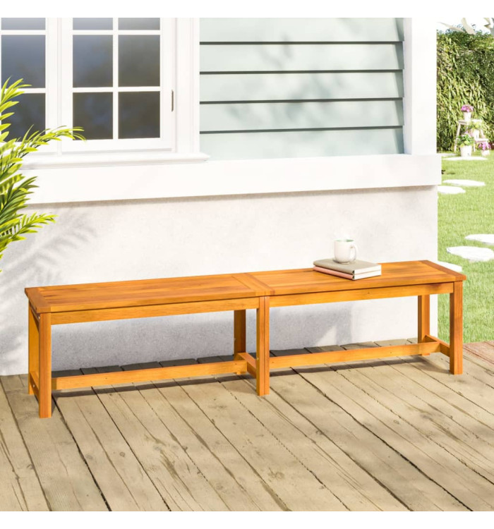 Banc de jardin 180x35x45 cm bois massif d'acacia | Mobilier & Déco