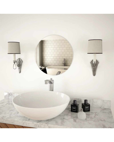 Miroir mural 40 cm Rond Verre | Mobilier & Déco