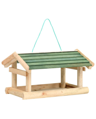 Mangeoire à oiseaux Bois de sapin 35x29,5x21 cm | Mobilier & Déco