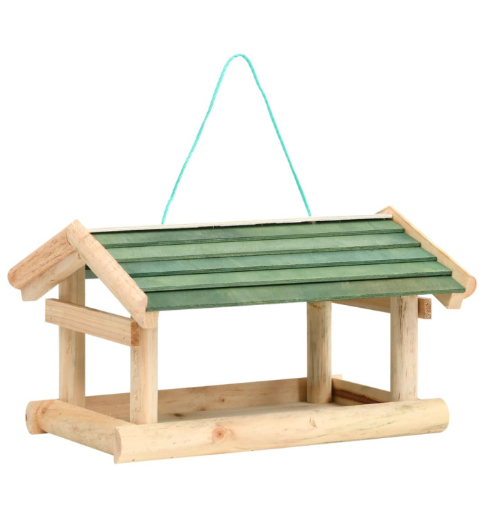 Mangeoire à oiseaux Bois de sapin 35x29,5x21 cm | Mobilier & Déco