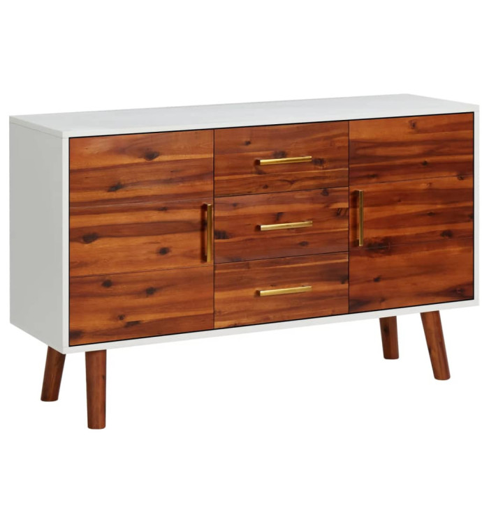 Buffet 110x35x70 cm Bois d'acacia massif et MDF | Mobilier & Déco