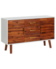 Buffet 110x35x70 cm Bois d'acacia massif et MDF | Mobilier & Déco