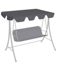 Toit rechange balançoire anthracite 150/130x105/70 cm | Mobilier & Déco
