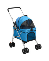 Poussette pour chien pliante Bleu 76x50x100 cm Tissu Oxford | Mobilier & Déco