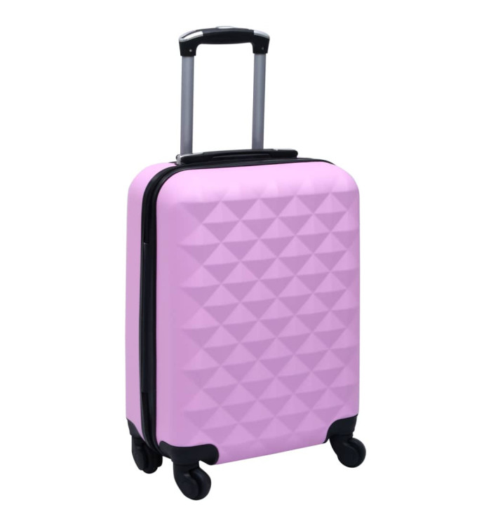 Valise rigide Rose ABS | Mobilier & Déco