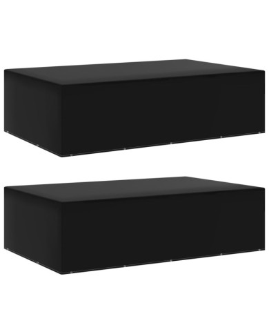 Housses de salon de jardin 2 pcs 12 œillets 325x205x90 cm | Mobilier & Déco