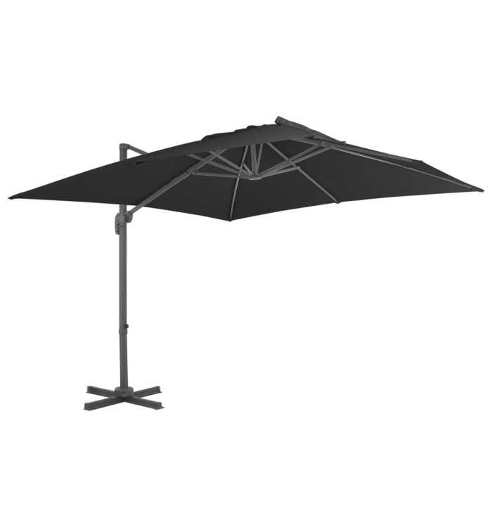 Parasol de jardin en porte-à-faux et poteau en aluminium | Mobilier & Déco