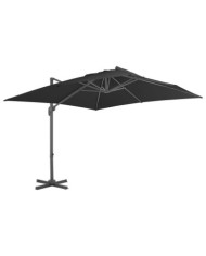 Parasol de jardin en porte-à-faux et poteau en aluminium | Mobilier & Déco