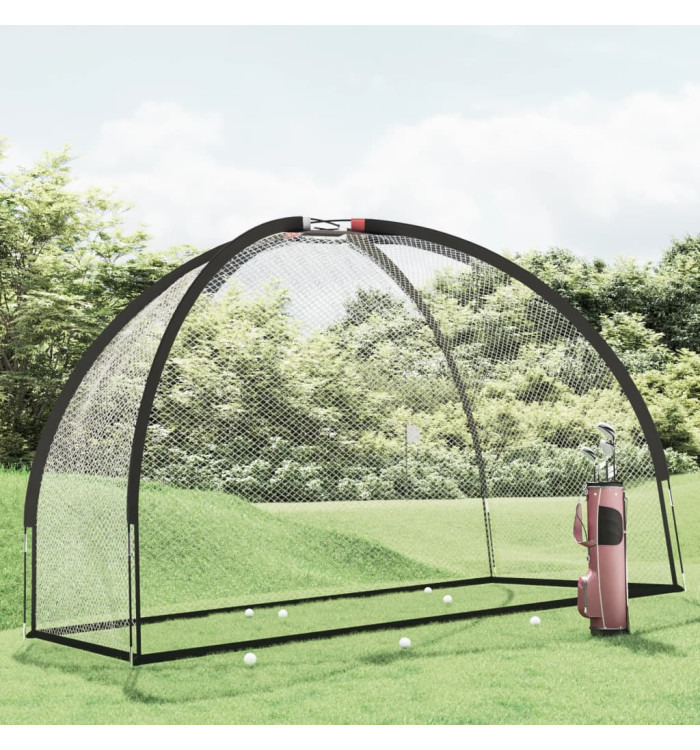 Filet d'entraînement de golf Noir 300x150x210 cm Polyester | Mobilier & Déco
