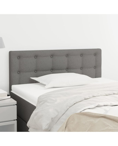 Tête de lit Gris foncé 90x5x78/88 cm Tissu | Mobilier & Déco