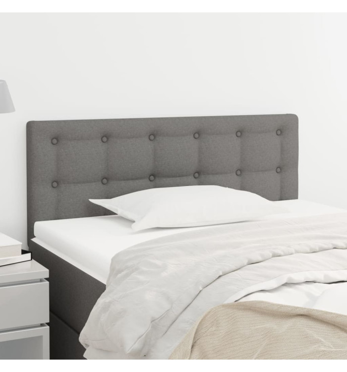 Tête de lit Gris foncé 90x5x78/88 cm Tissu | Mobilier & Déco