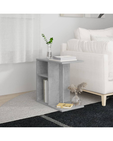 Table d'appoint Gris béton 50x30x50 cm Bois d’ingénierie | Mobilier & Déco