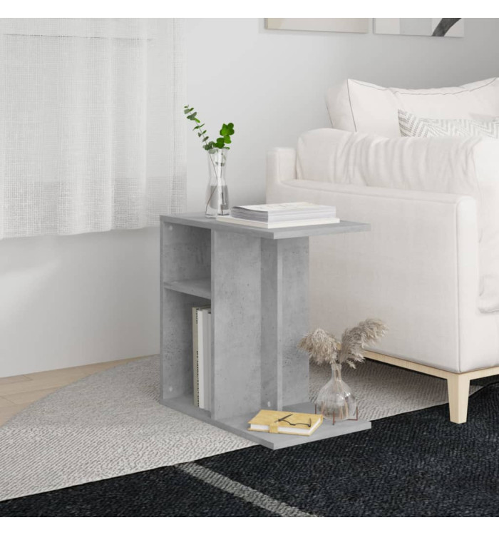 Table d'appoint Gris béton 50x30x50 cm Bois d’ingénierie | Mobilier & Déco