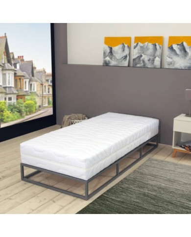 Matelas 80 x 200 cm 7 zones Ressort ensaché 20 cm H2 | Mobilier & Déco