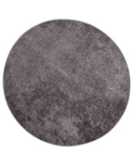 Tapis lavable antidérapant φ120 cm gris | Mobilier & Déco