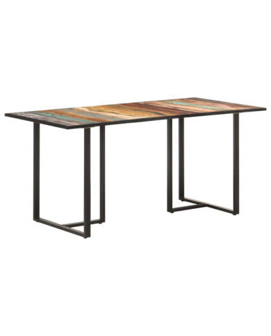 Table de salle à manger 160 cm Bois de récupération massif | Mobilier & Déco