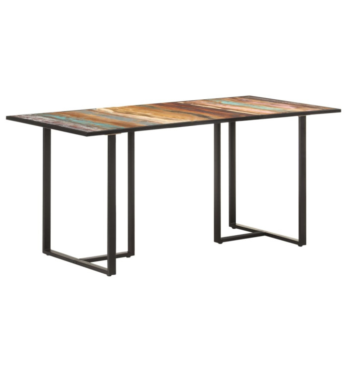 Table de salle à manger 160 cm Bois de récupération massif | Mobilier & Déco