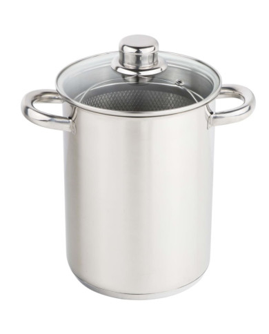 HI Pot à asperges 4 L Argenté | Mobilier & Déco