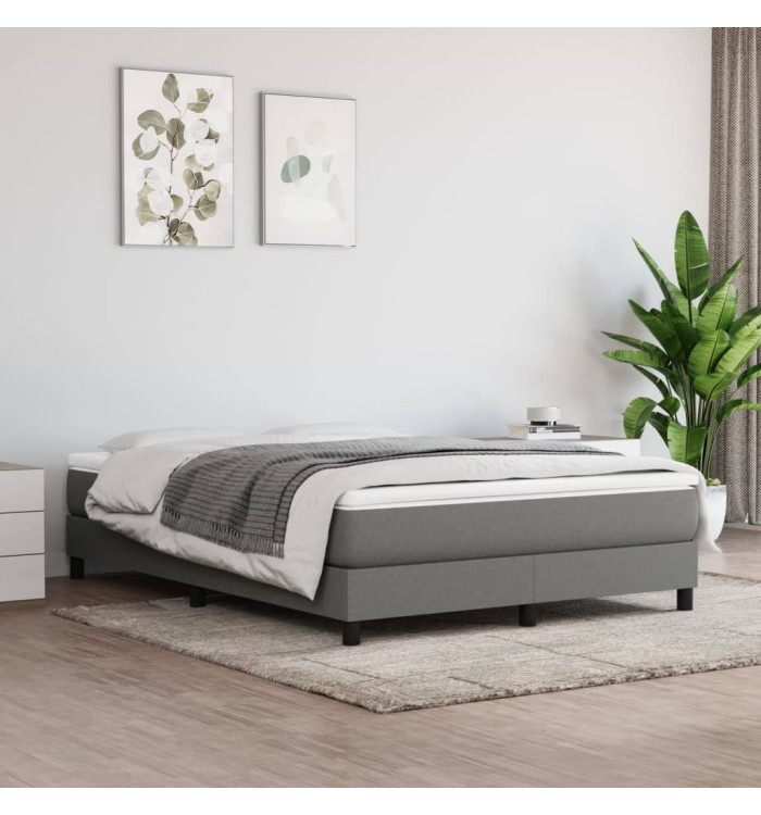Matelas de lit à ressorts ensachés Gris foncé 140x200x20 cm | Mobilier & Déco