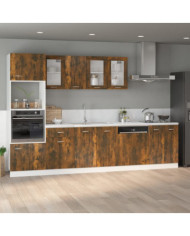 Armoire de plancher "Lyon" Chêne fumé 60x46x81,5 cm | Mobilier & Déco