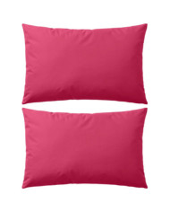 Oreiller d'extérieur lot de 2 60 x 40 cm Rose | Mobilier & Déco