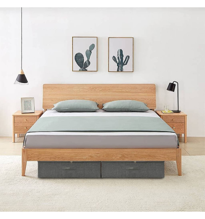 Boîte de rangement Tissu 70x40x18 cm Anthracite | Mobilier & Déco
